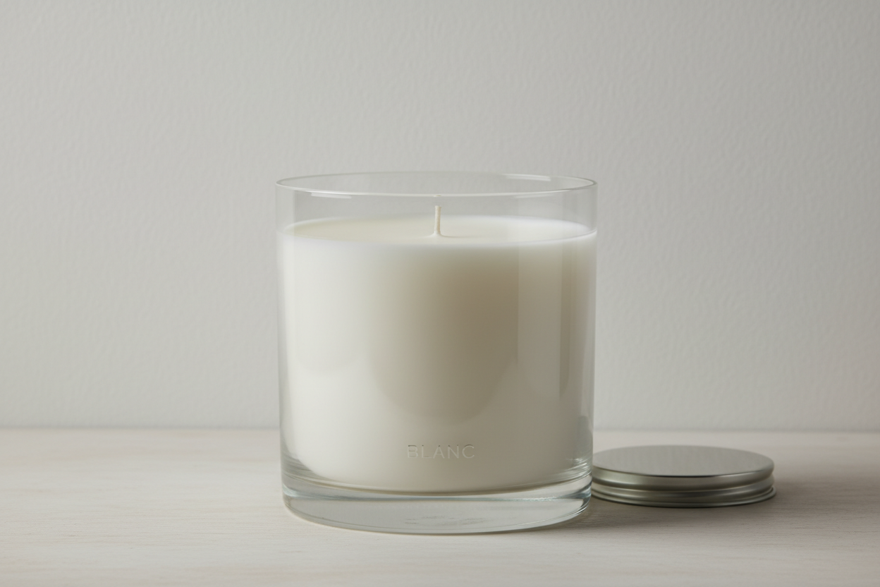 Vela - Frasco XL blanca