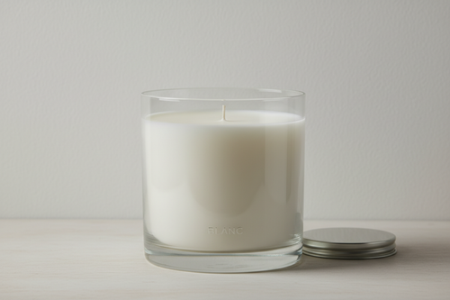 Vela - Frasco XL blanca